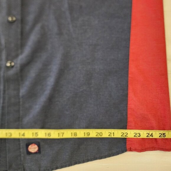 Red Kap Men's Color Block Work Shirt, Size Xlarge - Picture 7 of 8